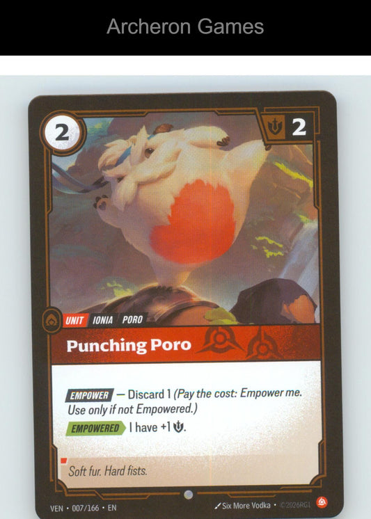 Punching Poro VEN 007/166 C Vendetta Riftbound Card Foil