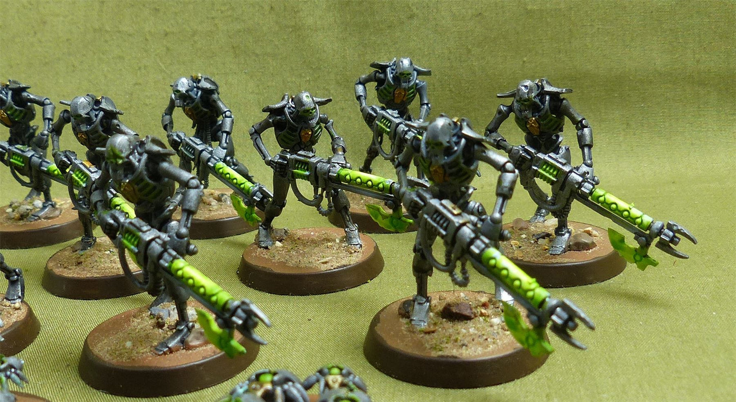 Necron Warriors painted - Necrons - Warhammer 40K #2DN