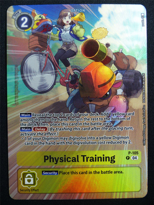 Physical Training P-105 Promo Foil - Digimon Card #2ZB