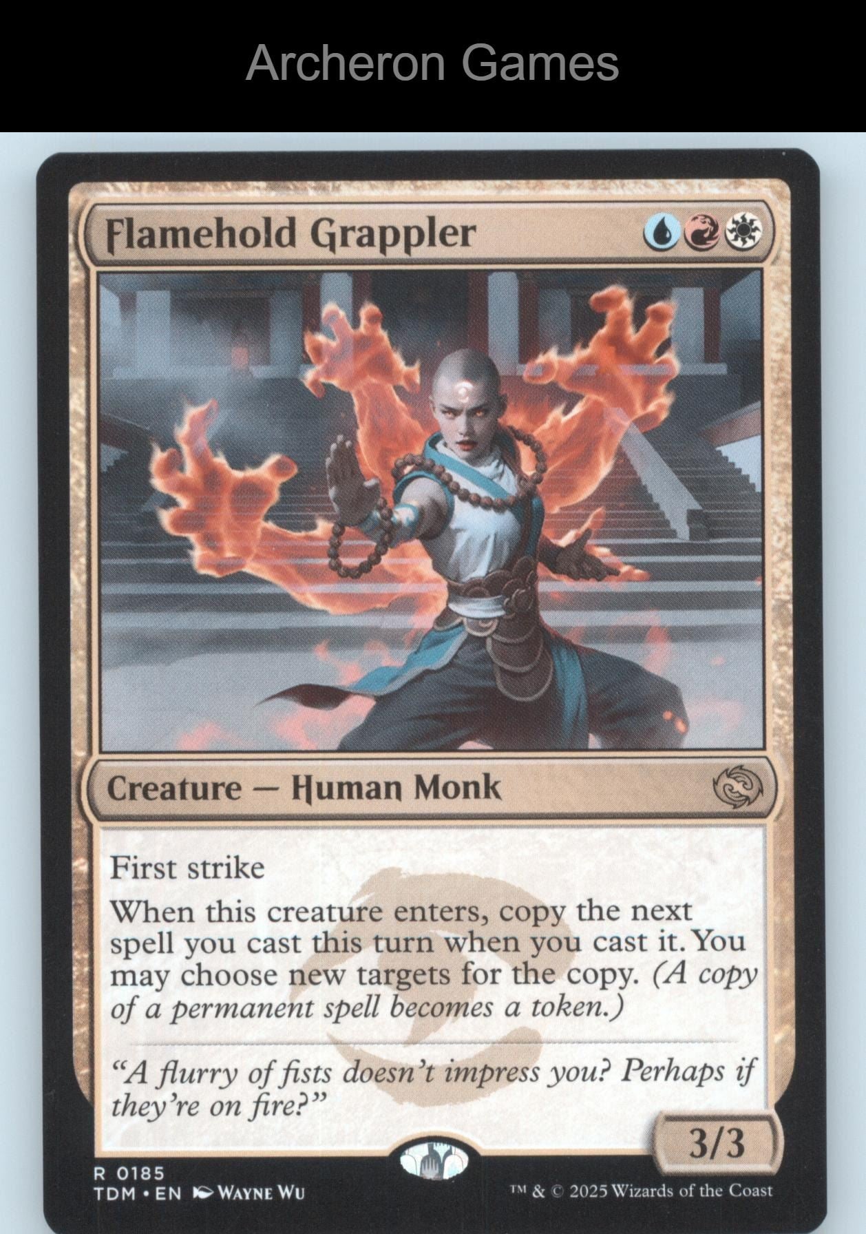 Flamehold Grappler 185 R MTG Card Tarkir: Dragonstorm