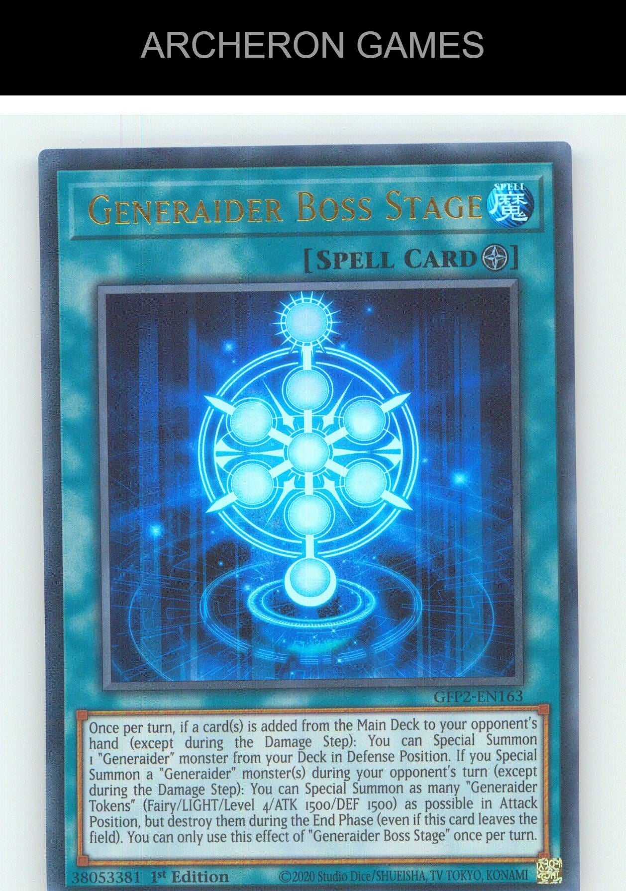 Generaider Boss Stage UR YUGIOH Card 1st Edition