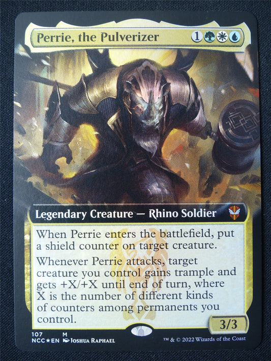 perrie the Pulverizer Extended Foil - NCC - Mtg Card #2CH