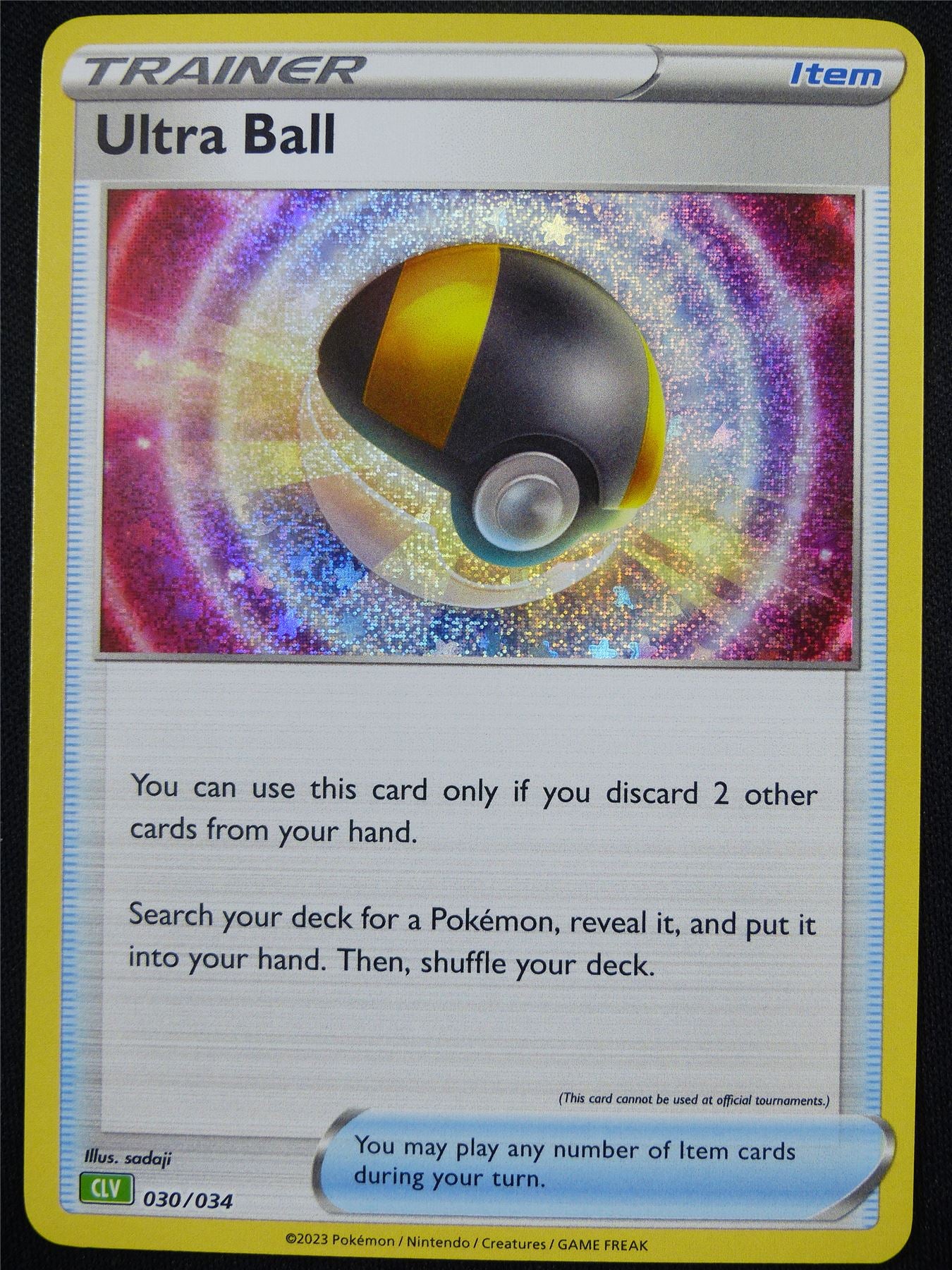 Ultra Ball 030/034 Holo CLV - Classic Pokemon Card #4AR