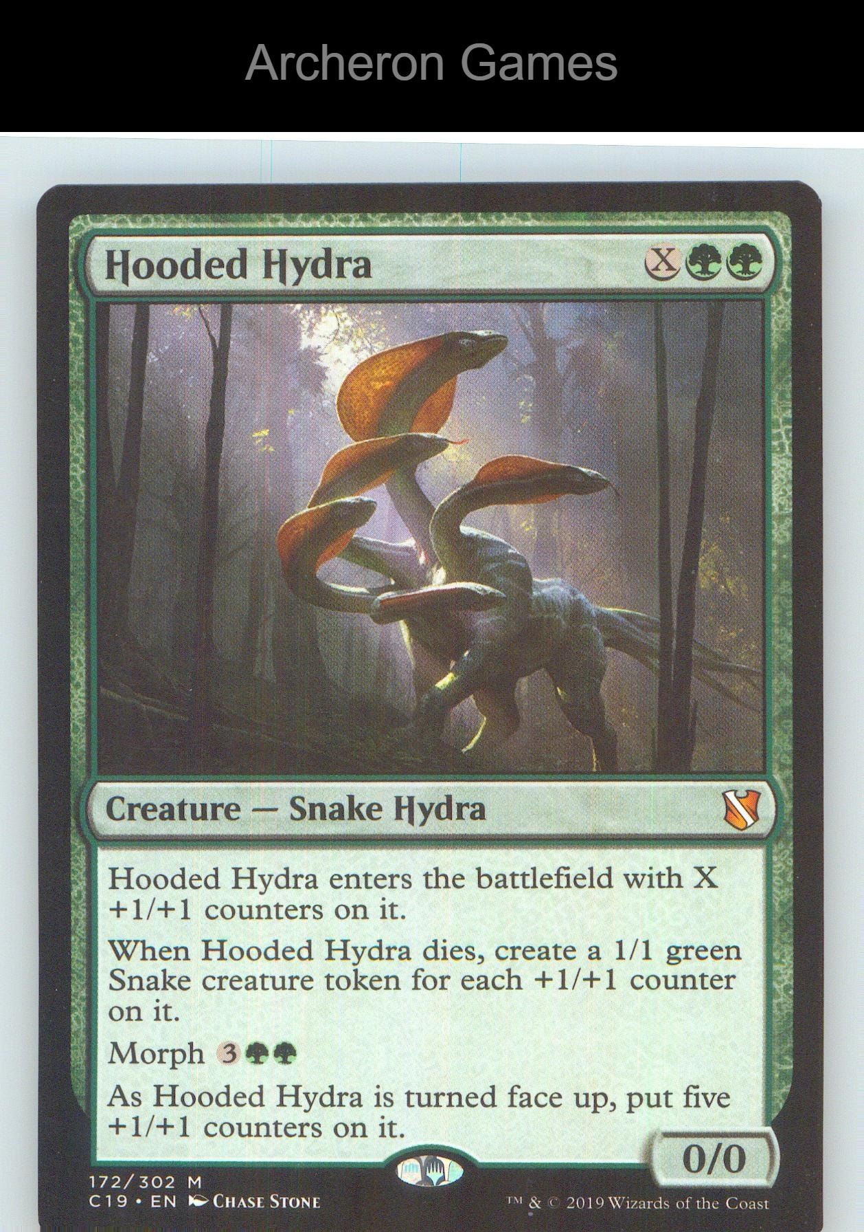 Hooded Hydra C19 172 Mythic MTG Card NM/EX+