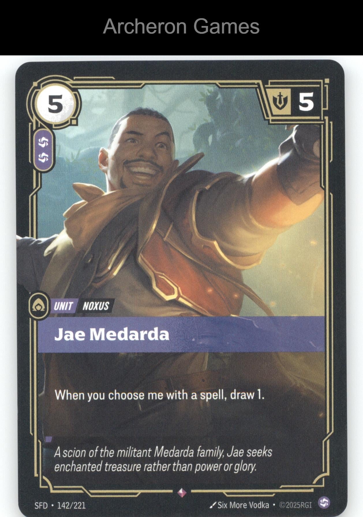 Jae Medarda SFD 142/221 R  Card Spiritforged