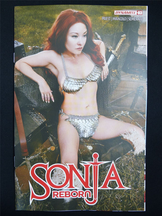 SONJA Reborn #3 cosplay Cover - Oct 2025 Dynamite Comic #5RB