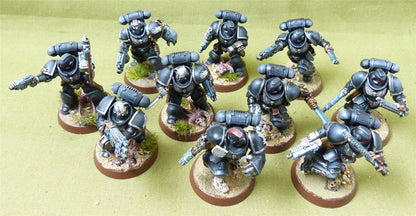 Assault Intercessors painted - Iron Hands - Warhammer 40K #742