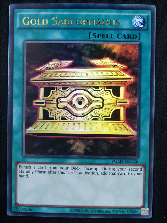 Gold Sarcophagus YGLD Ultra Rare - Yugioh Card #1IW