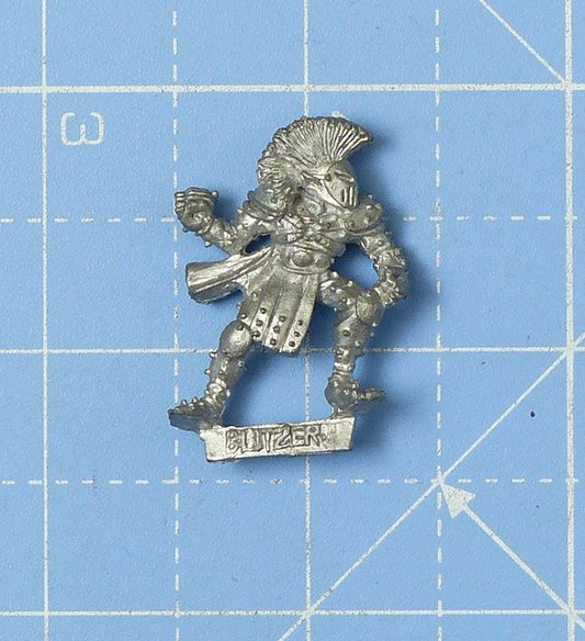 Classic Metal Dark Elf Blitzer - Warhammer Blood Bowl #2LZ