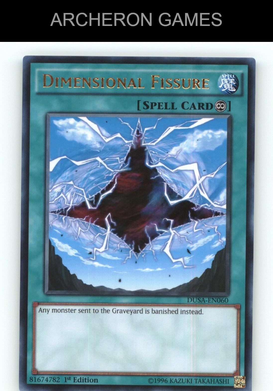 Dimensional Fissure Ultra Rare YUGIOH Card