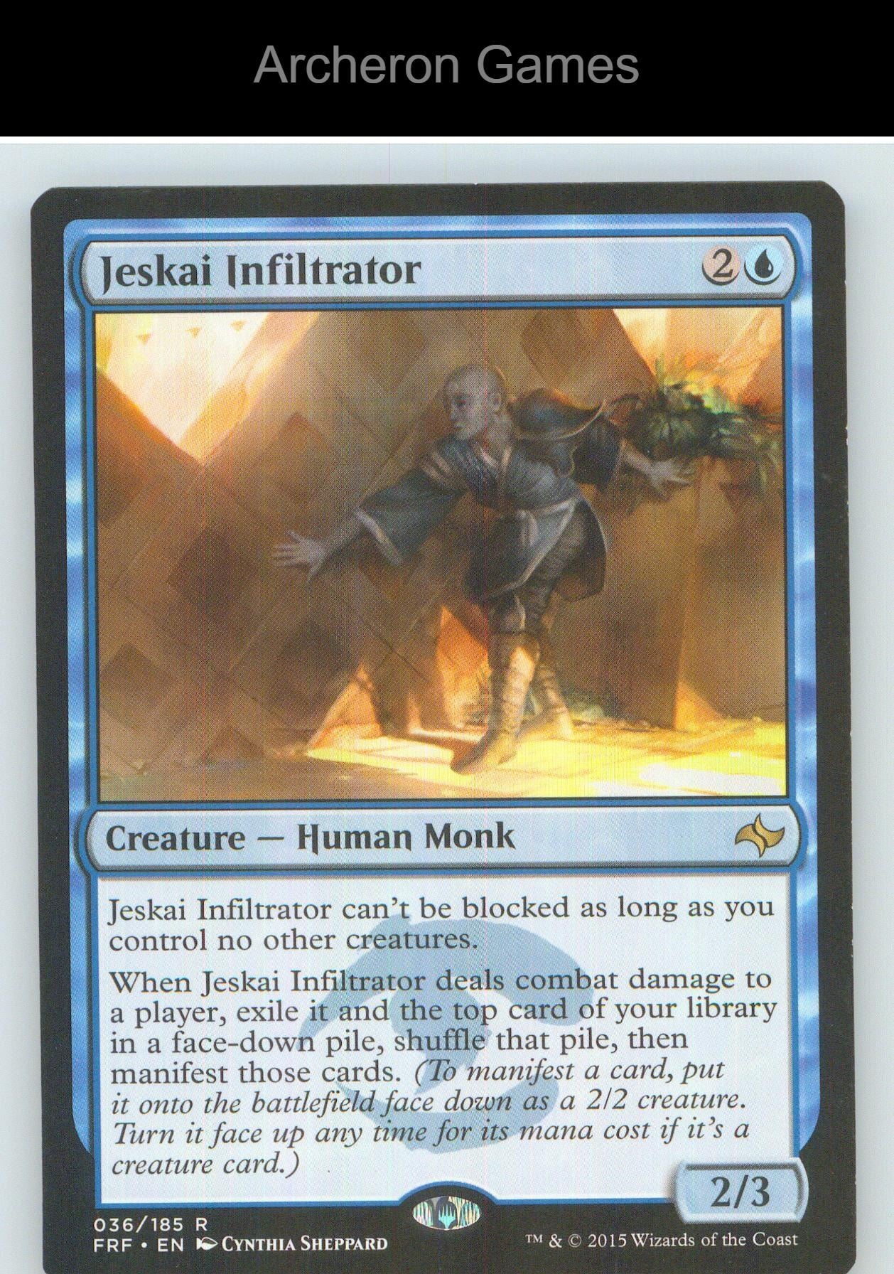Jeskai Infiltrator FRF 36 R MTG Card NM/EX+