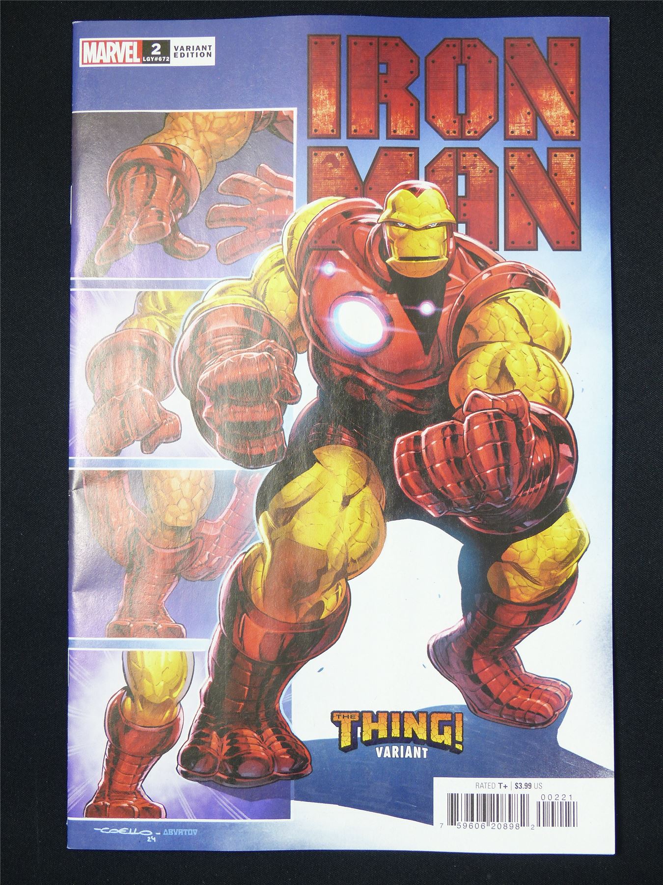 IRON Man #2 Thing Variant - B&B Jan 2025 Marvel Comic #4LP