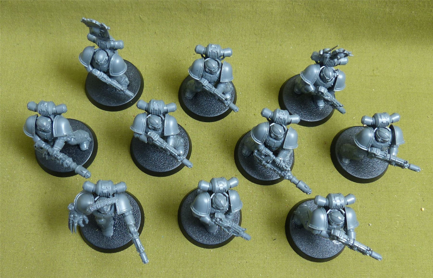 MKII Veteran Squad with Disintegrator Weapons - Adepta Astartes - Warhammer HH #2DU