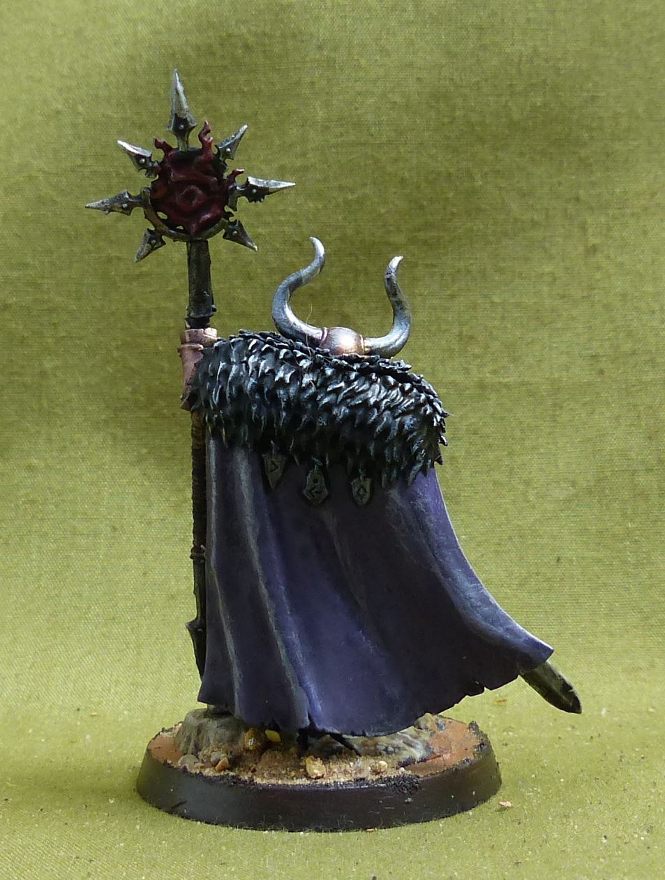 Chaos Sorcerer Lord painted - Slaves to Darkness - Warhammer AoS #5CR