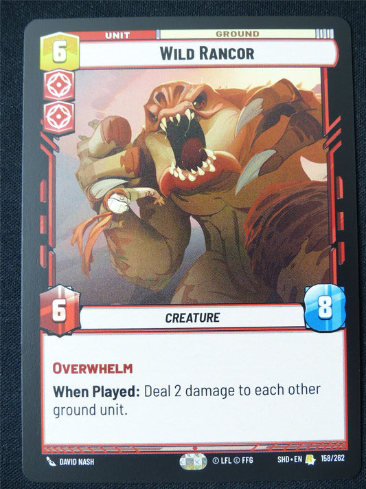 Wild Rancor 158/262 - Star Wars Unlimited Card #11B