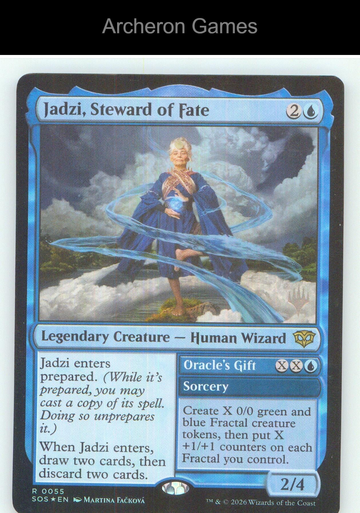 Jadzi, Steward of Fate SOS 55 R MTG Card NM/EX+ Foil