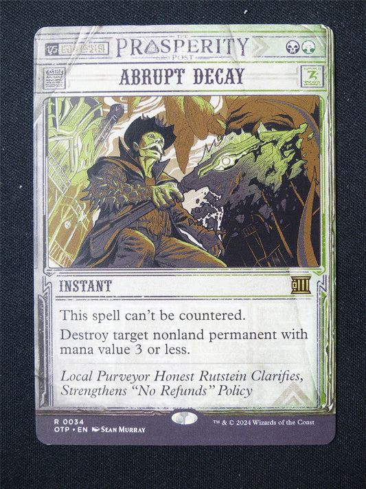 Abrupt Decay Showcase - OTP - Mtg Card #E