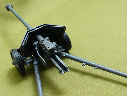 German Anti-Tank Gun 5cm Pak 38 painted 1/35 scale - WW2 Model #175