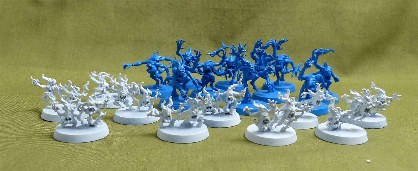 Blue Horrors and Brimstone Horrors - Chaos Daemons - Warhammer 40K #1G1