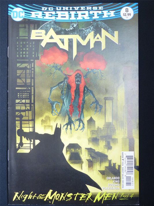 BATMAN #8 Rebirth - DC Comic #674