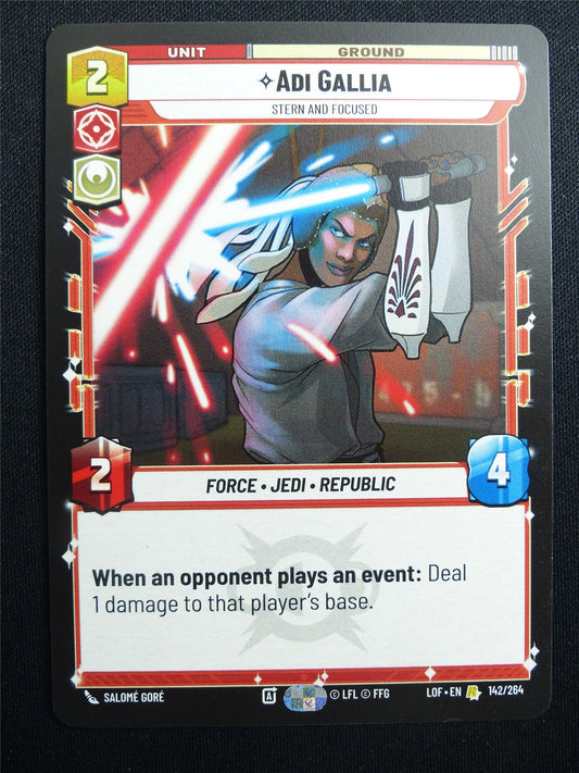 Adi Gallia 142/264 - Star Wars Unlimited Card #4HN