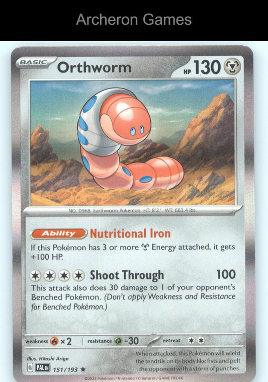 Pokemon Card Orthworm (Cosmo Holo) MCAP 151/193 P Miscellaneous Cards & Products