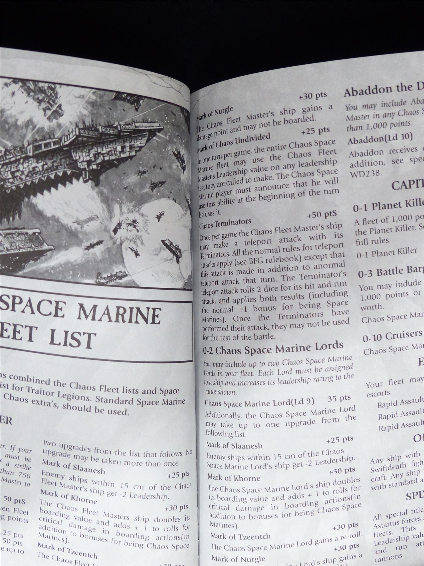 Battlefleet Planet Killer #1 Cities in Space - Games Workshop Booklet #1VY