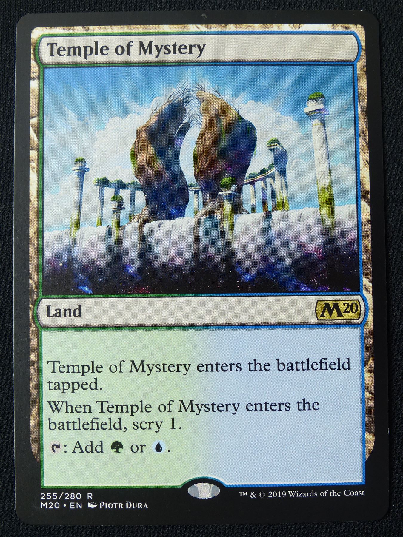 Temple of Mystery - M20 - Mtg Card #26C