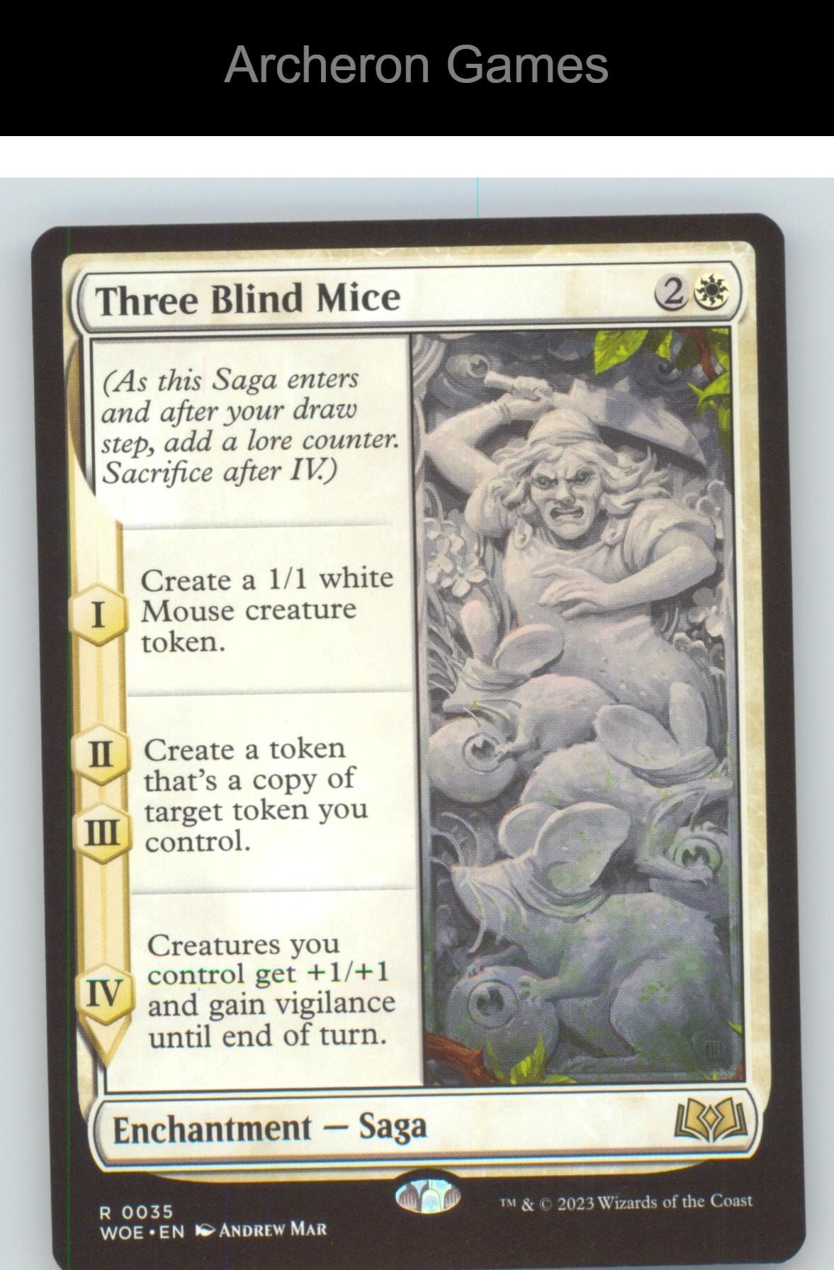 Three Blind Mice WOE 35 R MTG Card NM/EX+