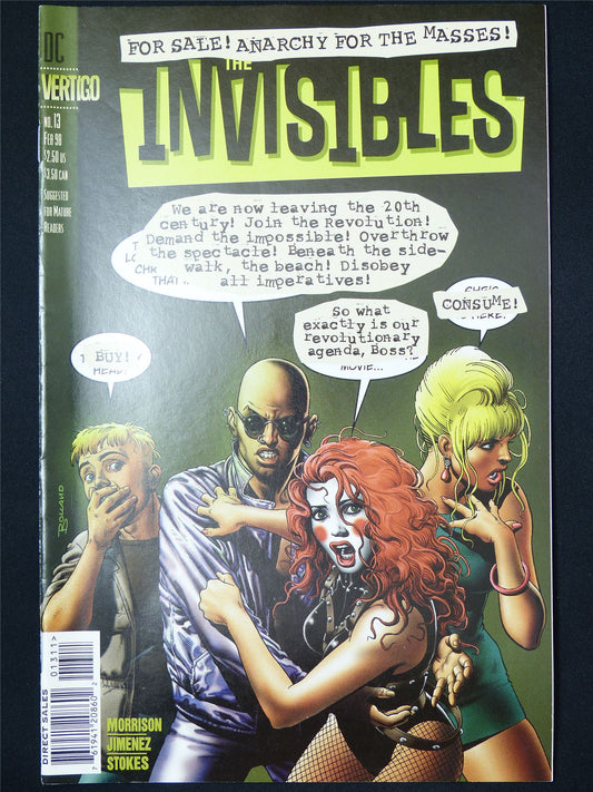 The INVISIBLES #13 - DC Vertigo Comic #14G