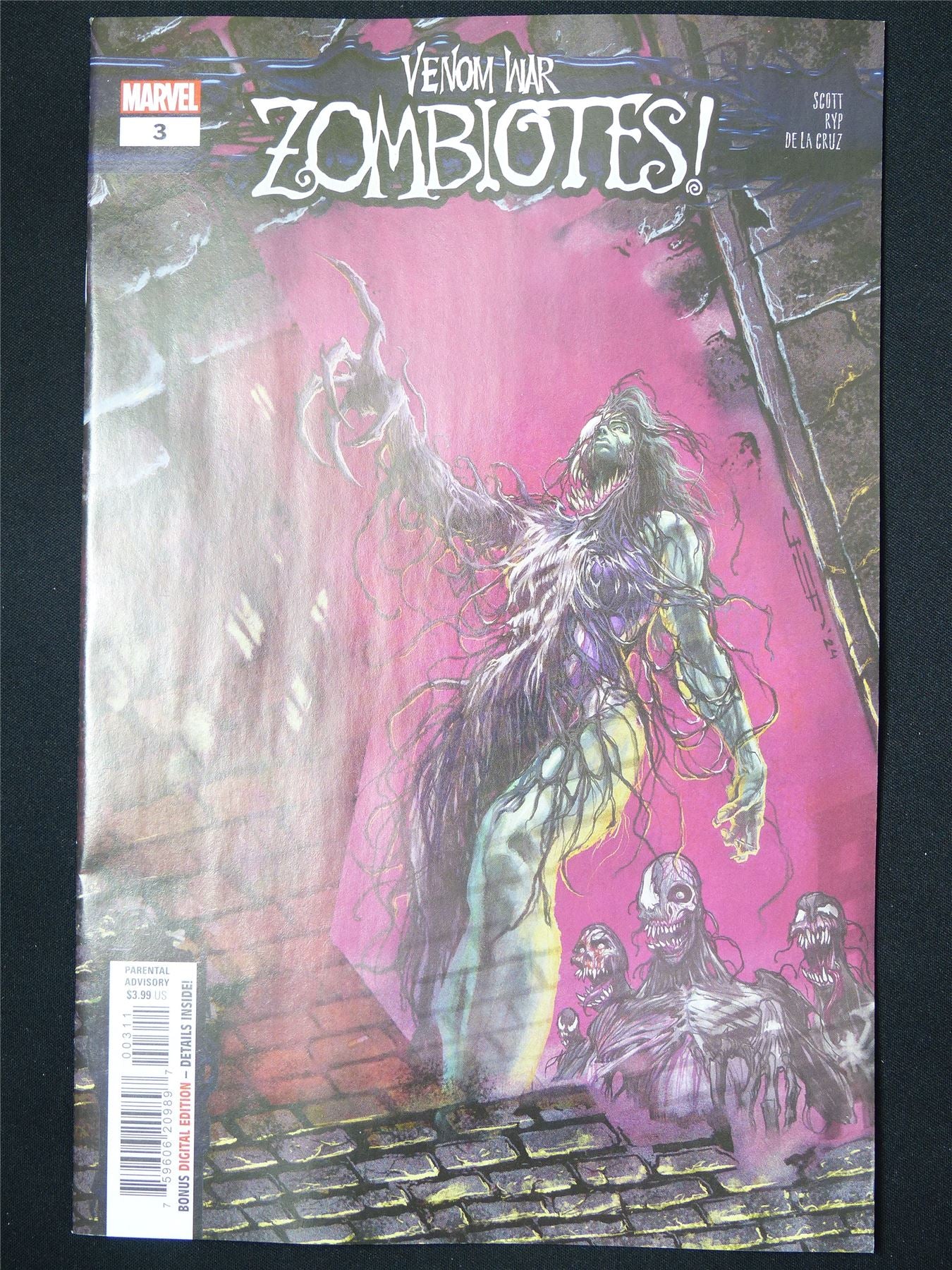 VENOM War: Zombiotes! #3 - B&B Dec 2024 Marvel Comic #3KY