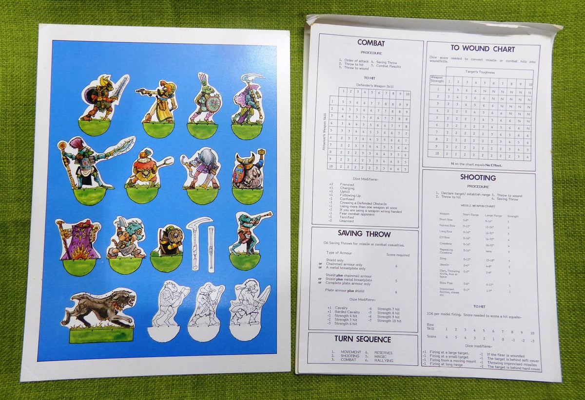 Warhammer Fantasy Rules Box Set - 1984 Games Workshop 81010 #6U