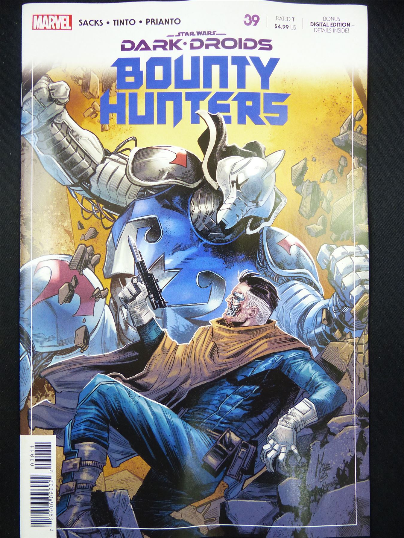 STAR Wars: Dark Droids Bounty Hunters #39 - Dec 2023 Marvel Comic #12A