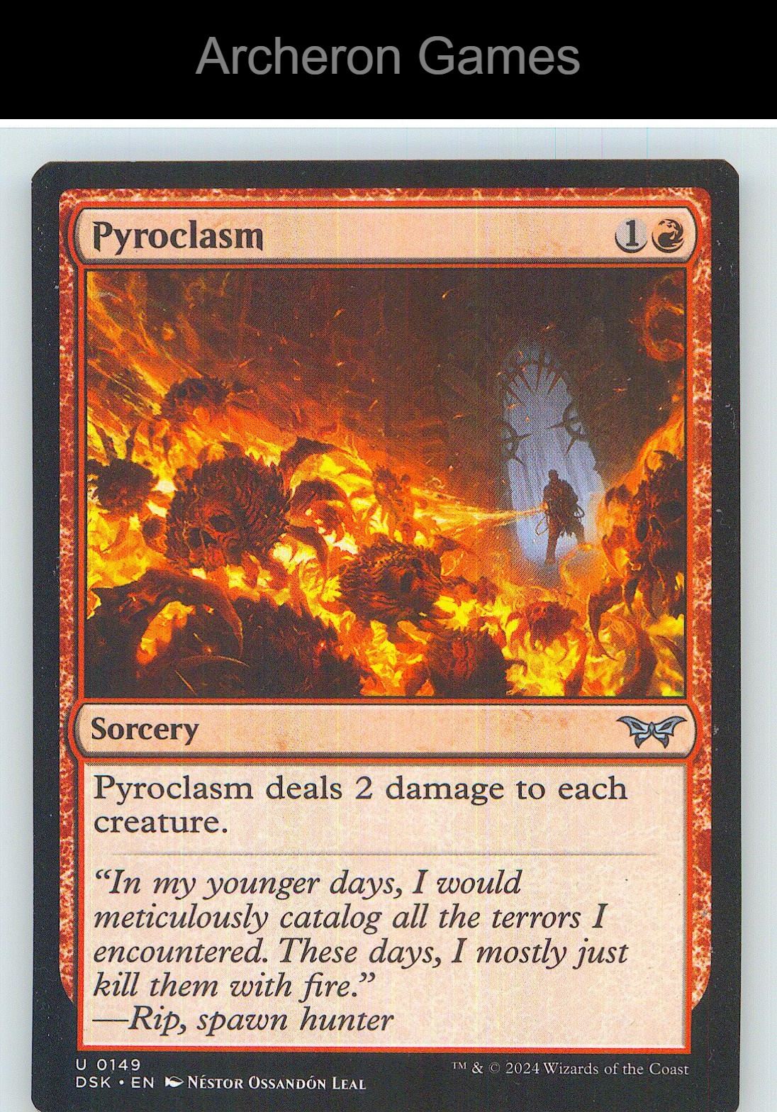 Pyroclasm DSK 149 UC MTG Card NM/EX+