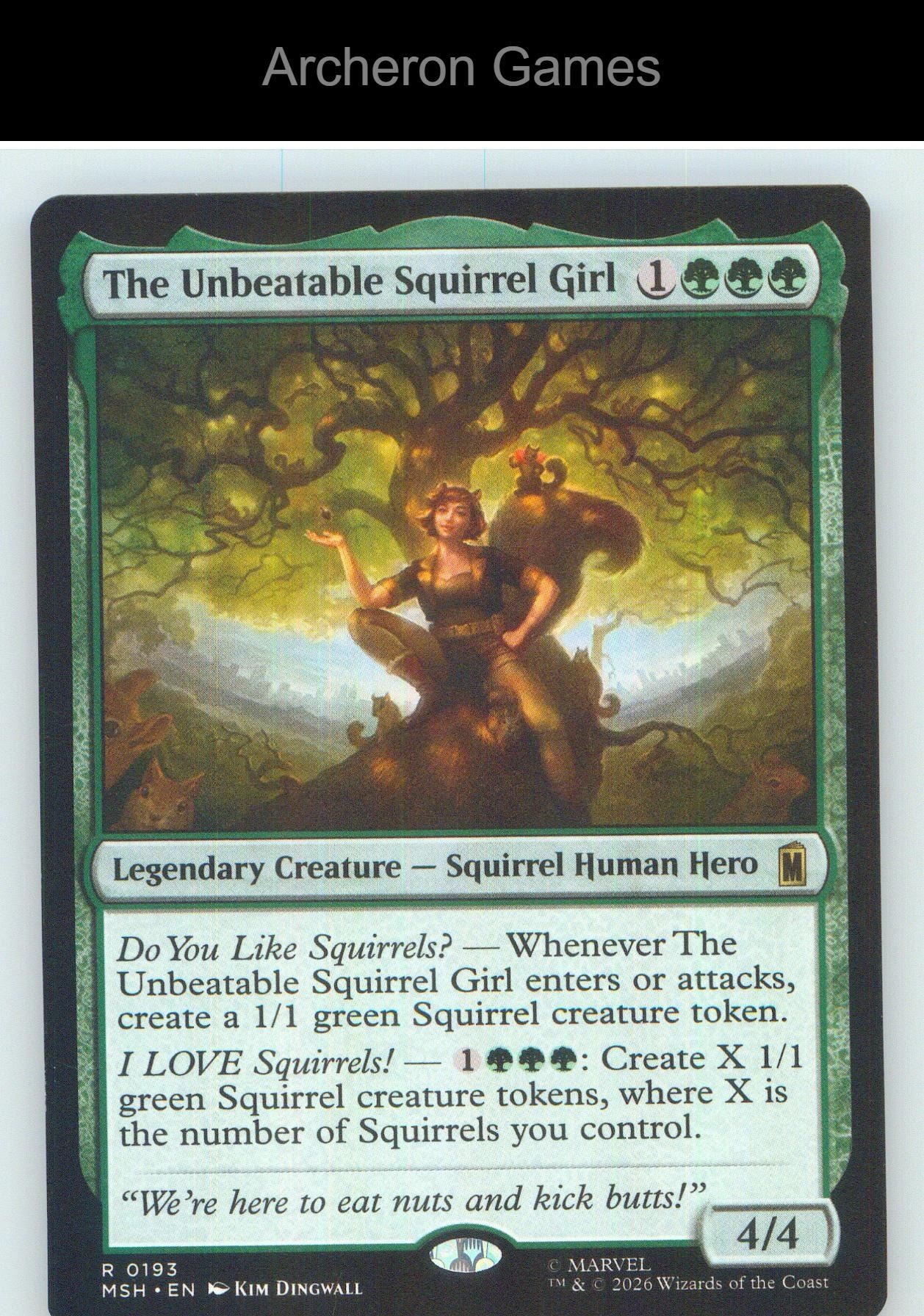 The Unbeatable Squirrel Girl MSH 193 R MTG Card NM/EX+