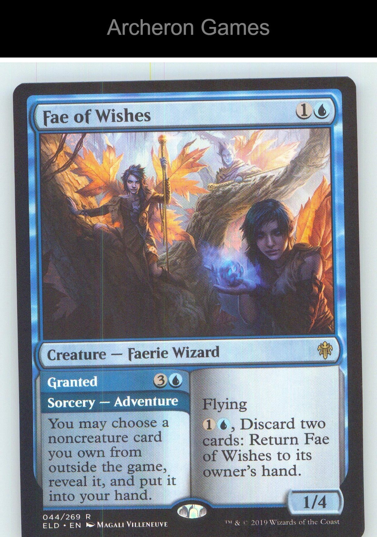 Fae of Wishes ELD 44 R MTG Card NM/EX+