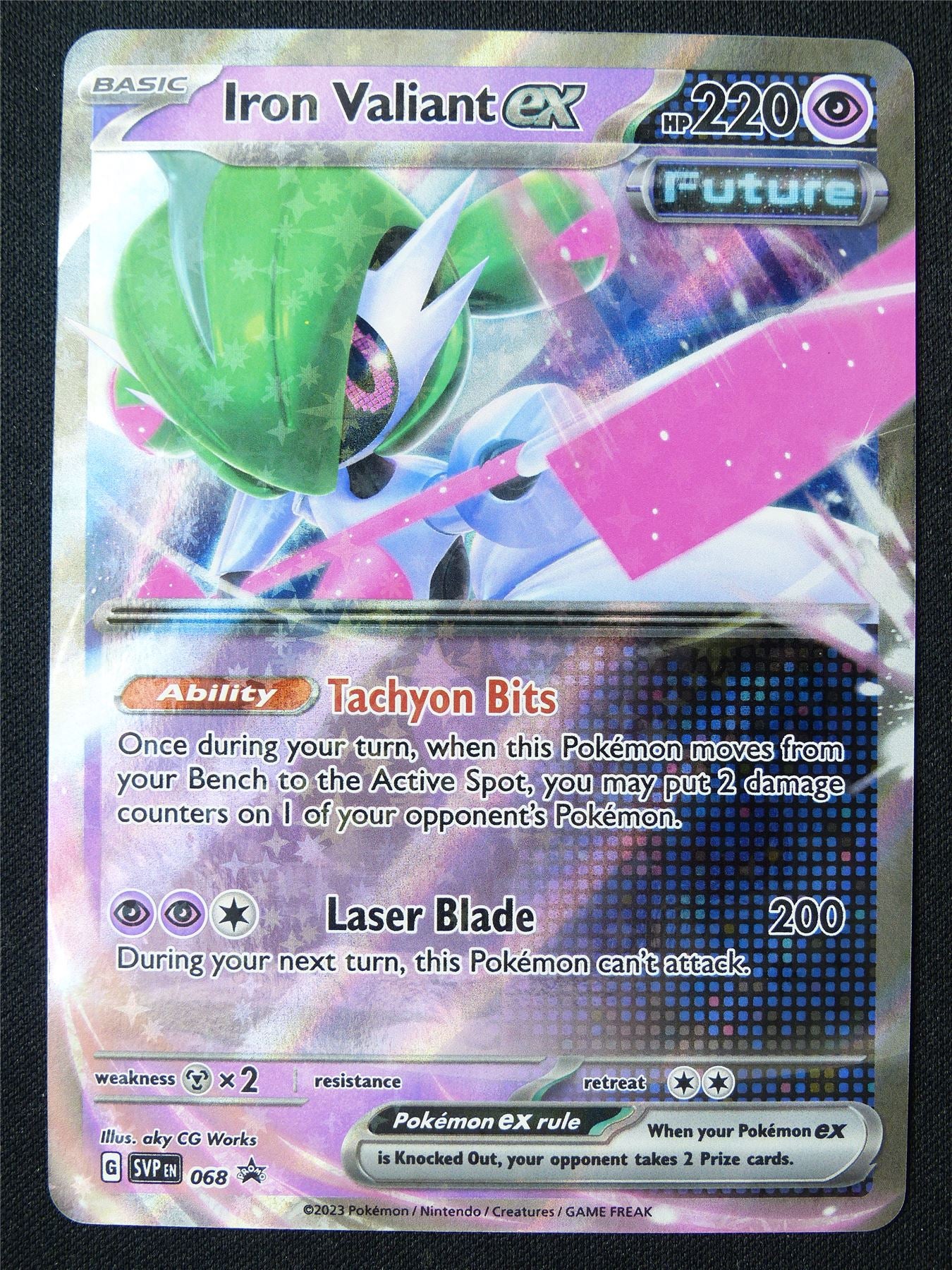 iron Valiant EX 068 Promo Holo - Pokemon Card #1DO