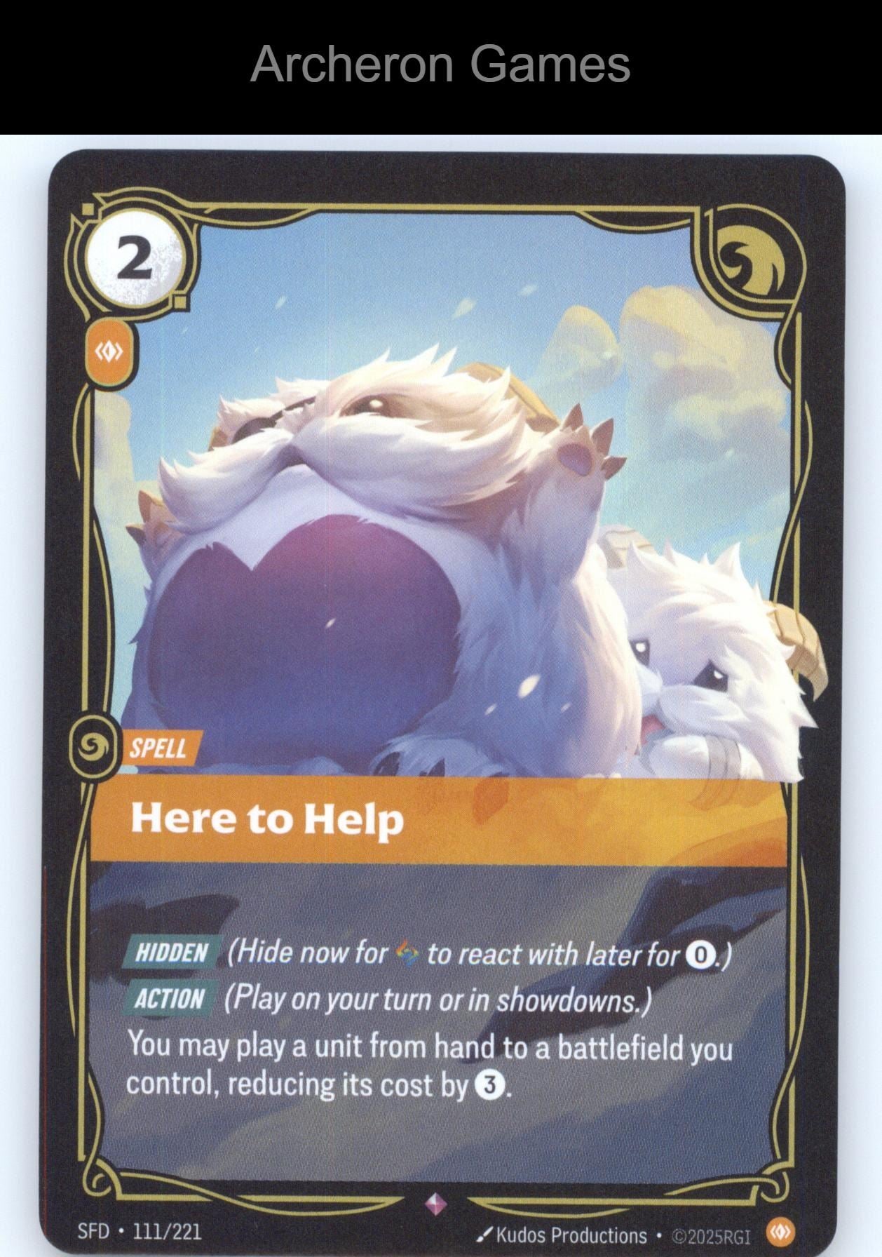 Here to Help SFD 111/221 R  Card Spiritforged