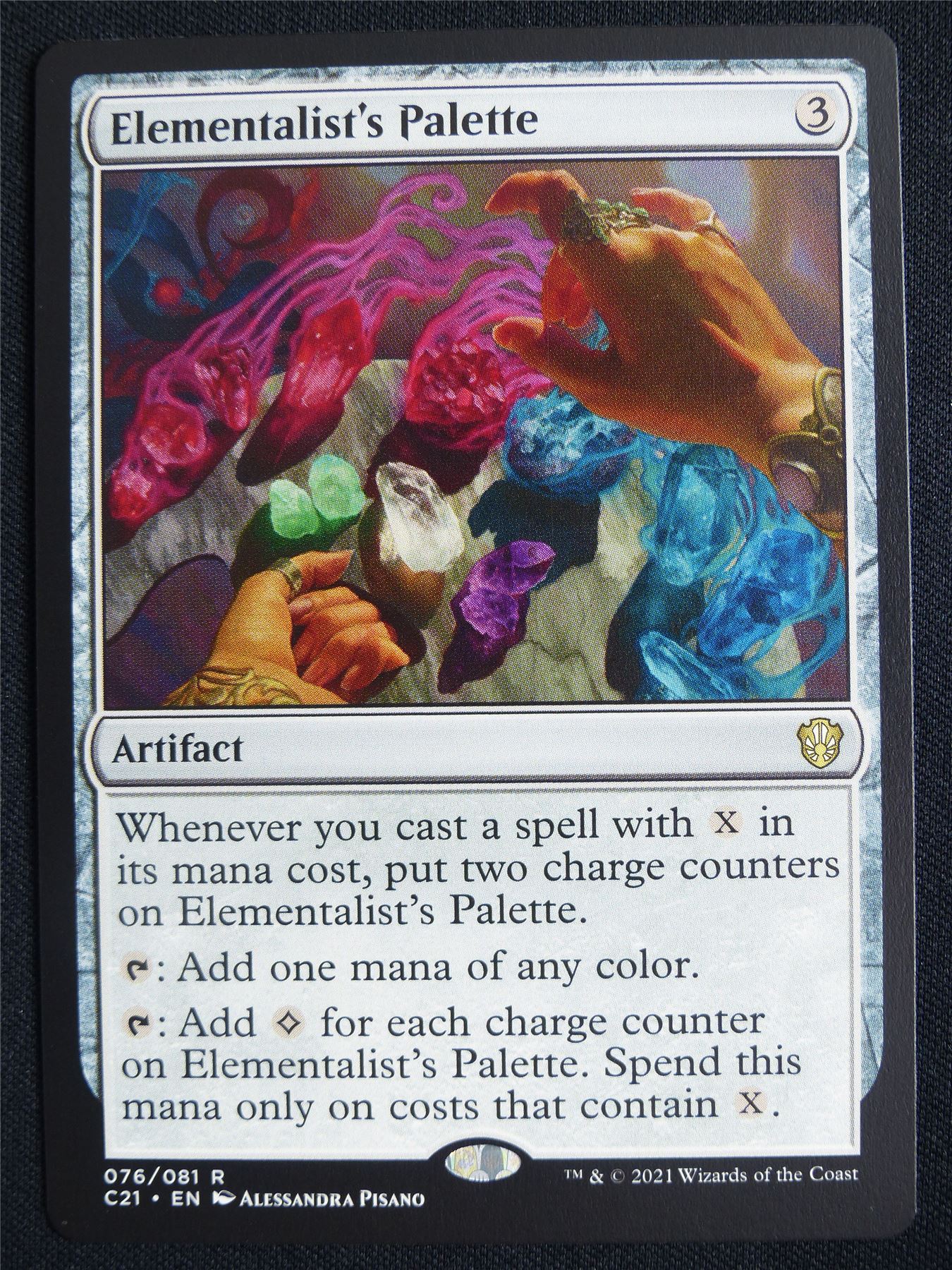 Elementalist's Palette - C21 - Mtg Card #3HI