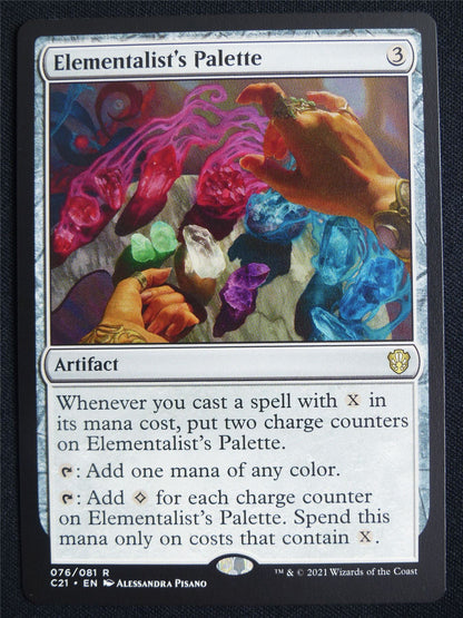 Elementalist's Palette - C21 - Mtg Card #3HI