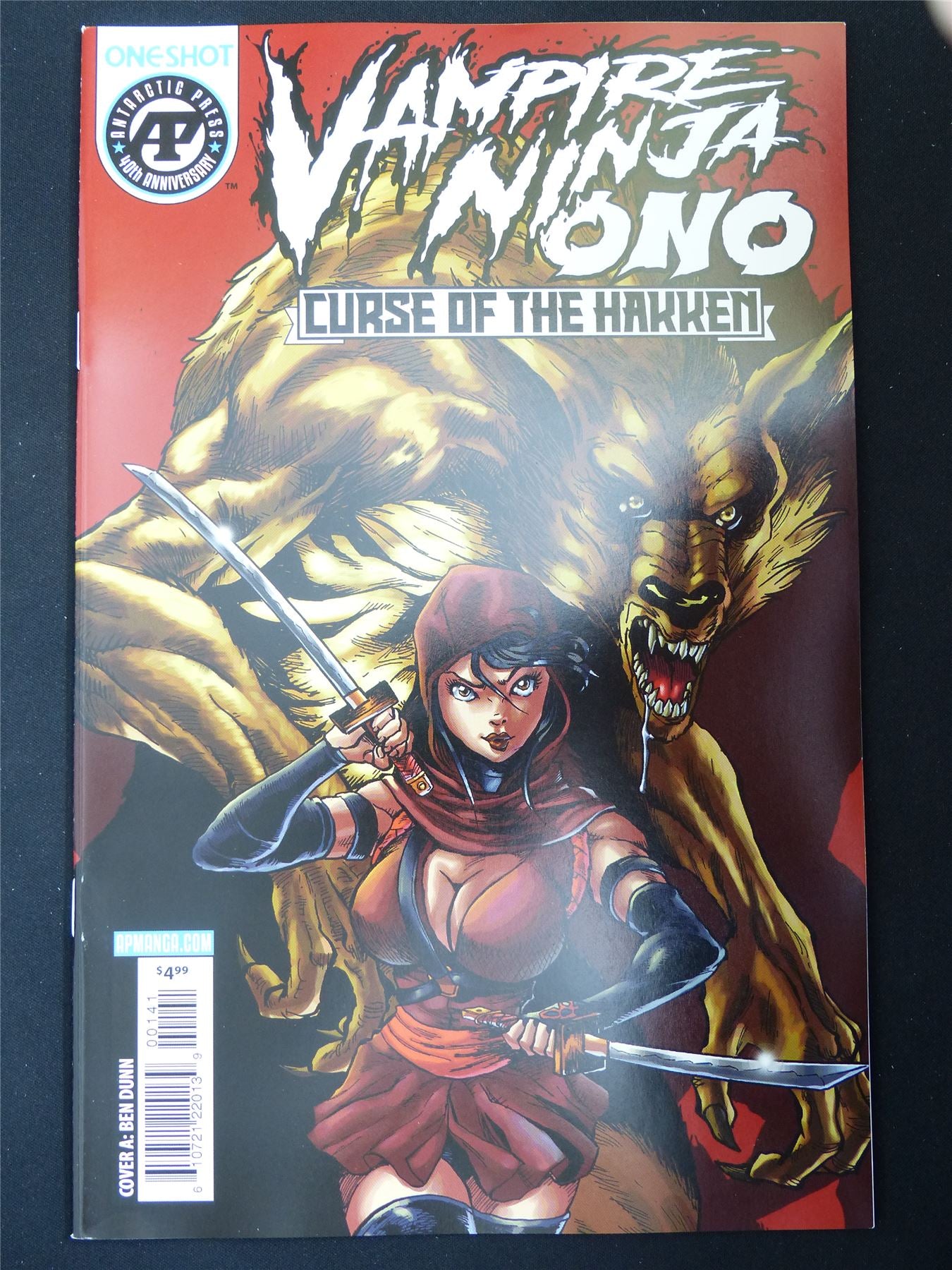 VAMPIRE Ninja Ono: Curse of the Hakken #1 - Dec 2025 Antarctic Press Comic #IK