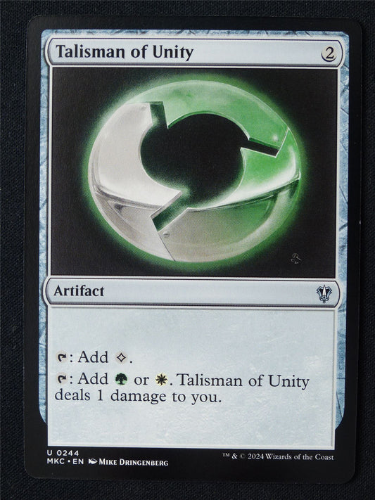 Talisman of Unity - MKC - Mtg Card #2A