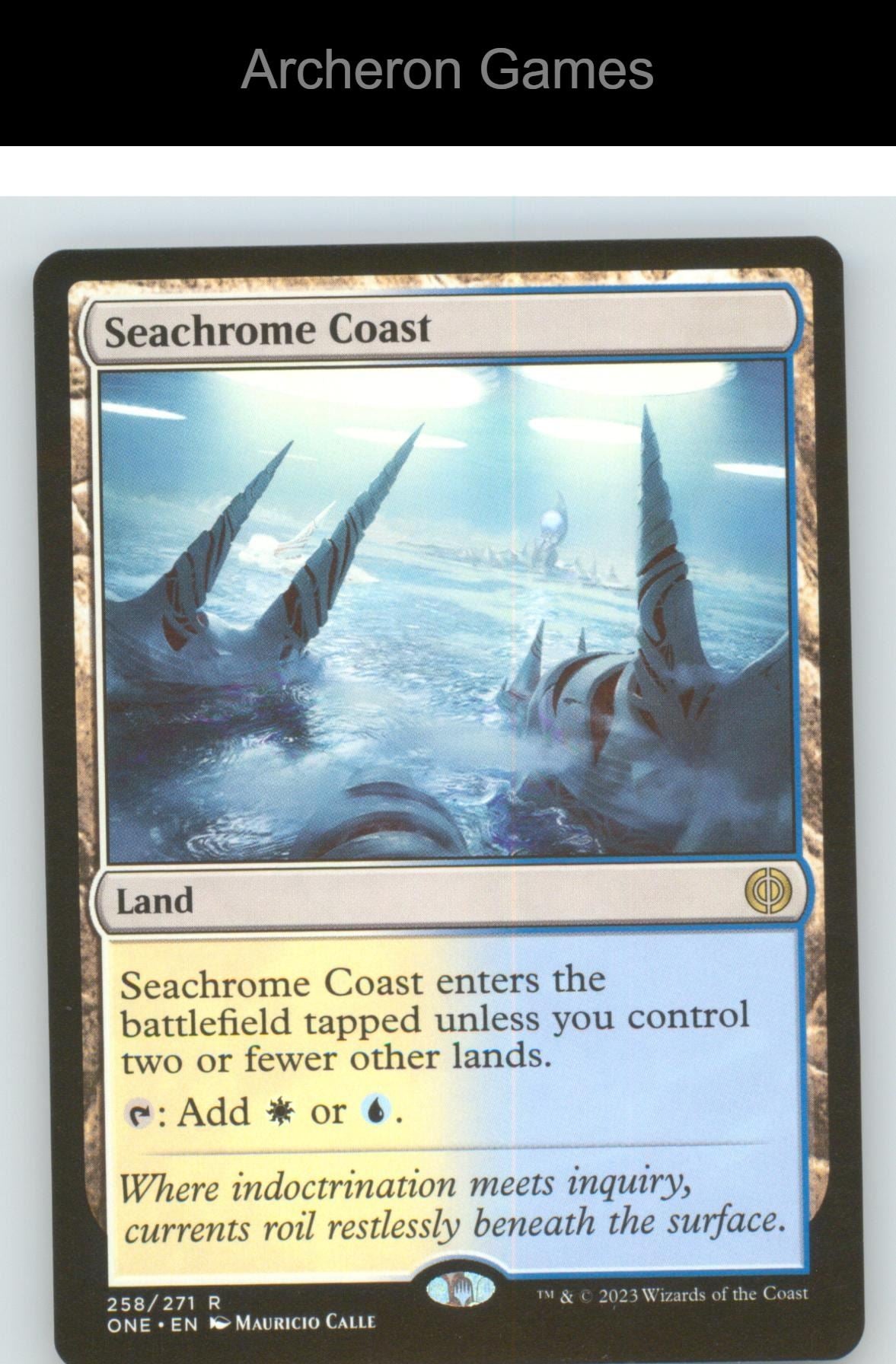 Seachrome Coast ONE 258 R MTG Card NM/EX+