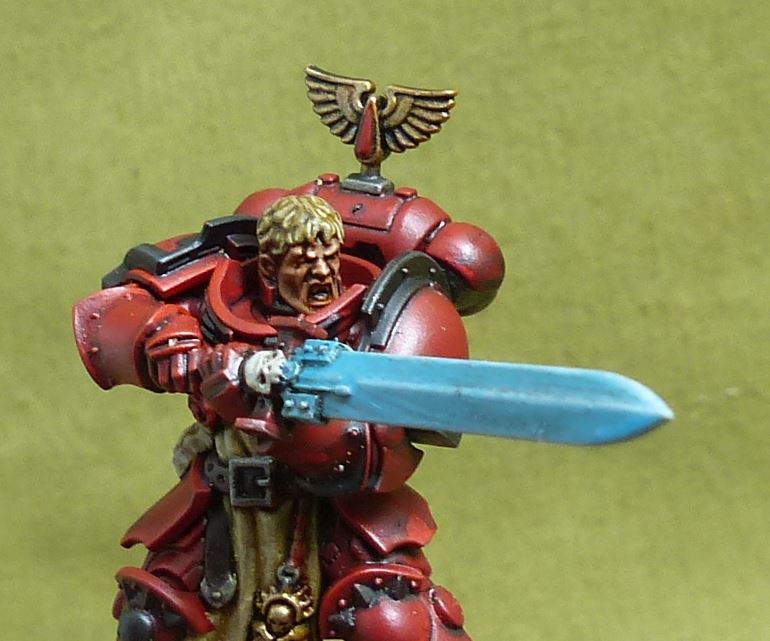 Primaris Company Champion painted - Blood Angels - Warhammer 40K #5N