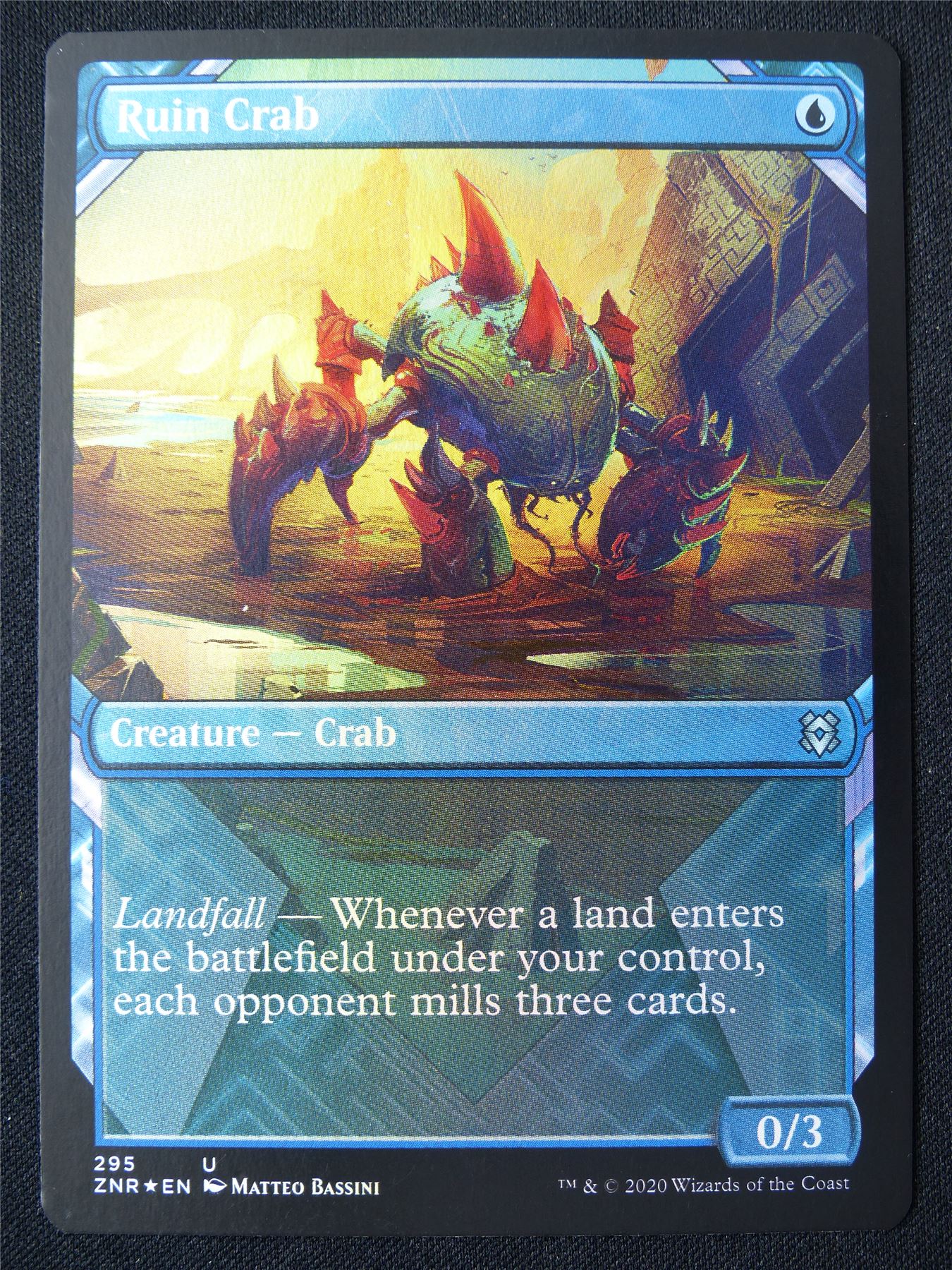 Ruin Crab Showcase Foil - ZNR - Mtg Card #2FP