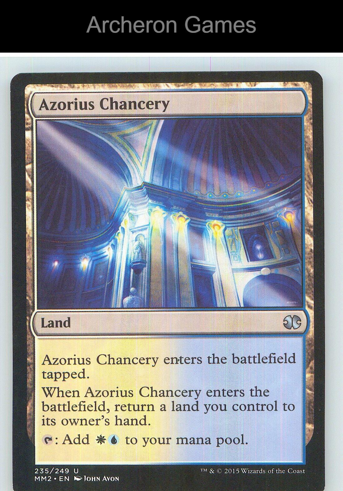 Azorius Chancery MM2 235 UC MTG Card NM/EX+