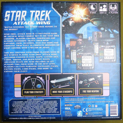 Star Trek Attack Wing: Federation vs Klingons Starter - Miniatures Games #3AW