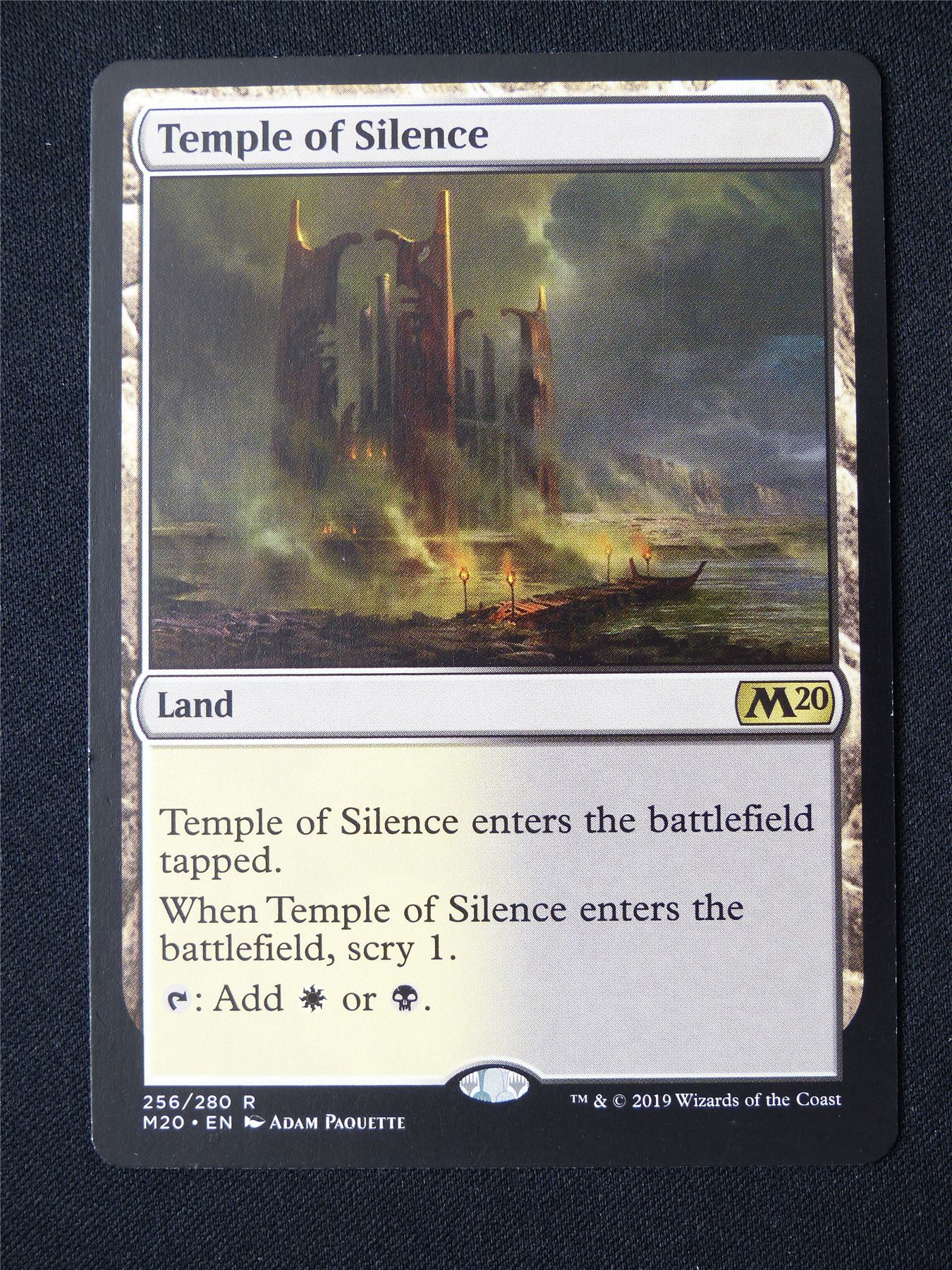 Temple of Silence - M20 - Mtg Card #2XH