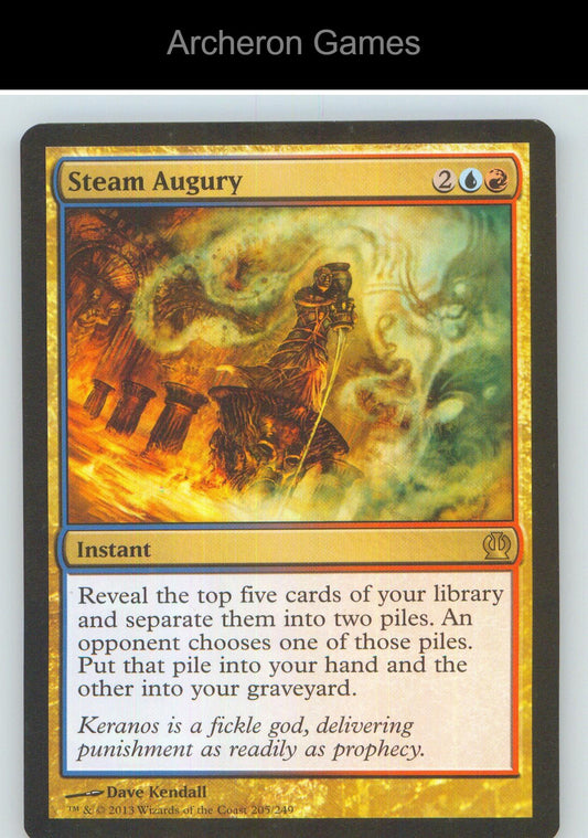 Steam Augury THS 205 R MTG Card NM/EX+