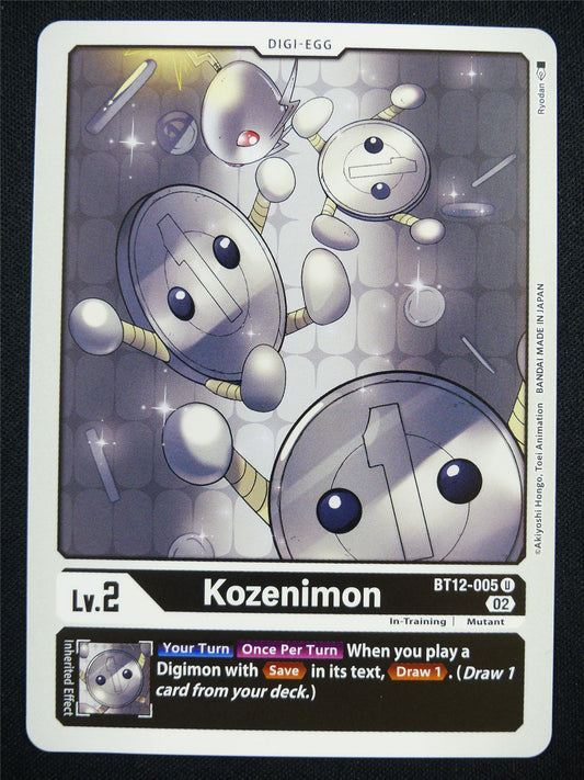 Kozenimon BT12-005 U - Digimon Card #M0